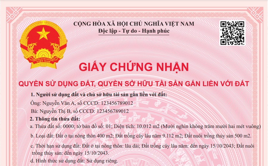 Giấy chứng nhận mới năm 2024